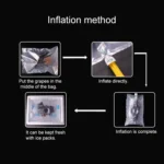 100pcs / Pack Grape Inflatable Bag Express Fruit Protective Bag Packaging Bag - Image 6