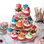 YX062 3 Tier Acrylic Circular Cupcake Stand - Image 6