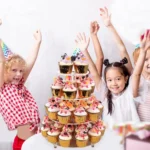 YX064 4 Tier Acrylic Circular Cupcake Stand - Image 5