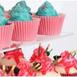 YX065 4 Tier Acrylic Square Cupcake Stand - Image 7