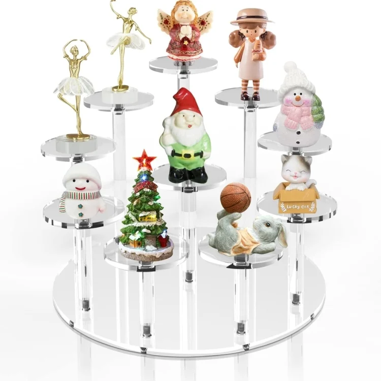 EDA0058790.webp YX066 Acrylic Circular Cupcake Stand - Image 1