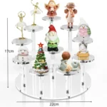 YX066 Acrylic Circular Cupcake Stand - Image 2