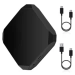 USB + USB-C / Type-C Wired to Wireless Carplay Adapter