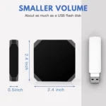 USB + USB-C / Type-C Wired to Wireless Carplay Adapter - Image 2