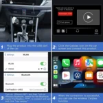 USB + USB-C / Type-C Wired to Wireless Carplay Adapter - Image 5