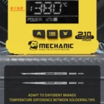 Mechanic 210MAX Dual Station Thermostatic Adjustable Digital Display Soldering Station - Image 6