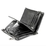 3515 Antimagnetic RFID Multi-function Leather Men Wallet with Card Holder - Image 3