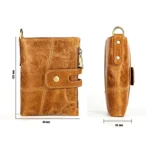 3515 Antimagnetic RFID Multi-function Leather Men Wallet with Card Holder - Image 9