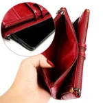 3513 Antimagnetic RFID Multi-function Retro Leather Lady Wallet Large-capacity Purse with Card Holder - Image 6