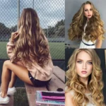 50cm 16 Card Long Curly Hair Wig Seamless Hair Extension Piece - Image 6