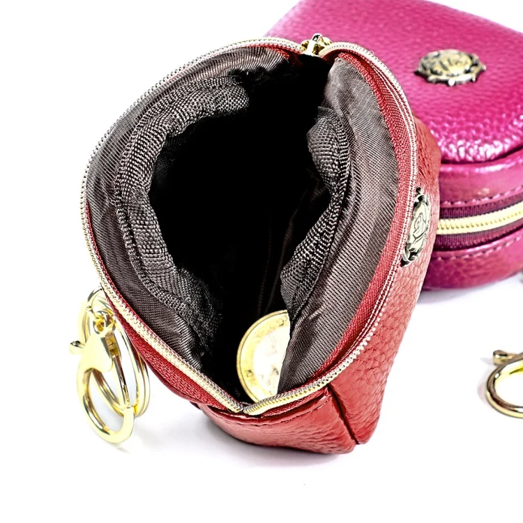 EDA00596701A_4.webp 2028 Lady Portable Small Cosmetic Bag Leather Zipper Wallet Purse - Image 5