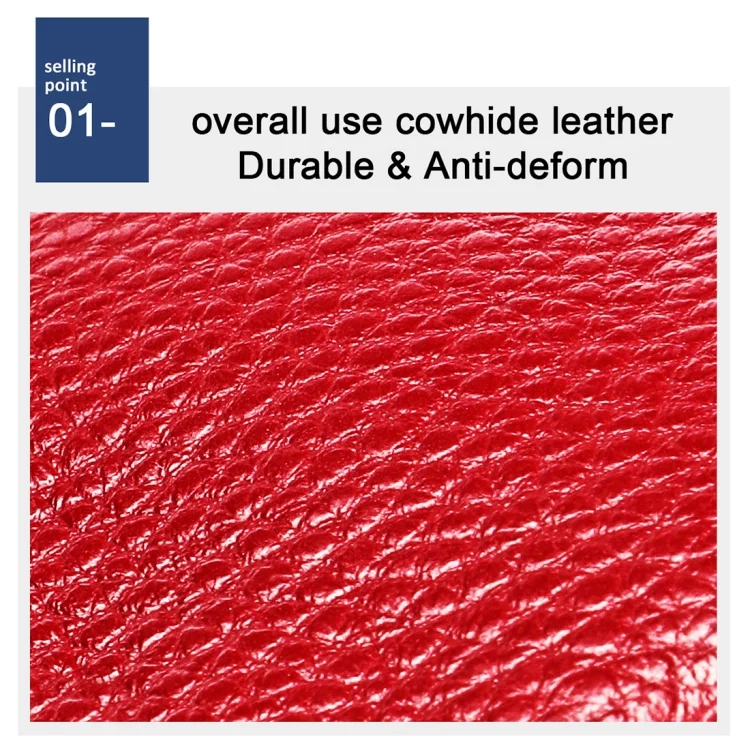 EDA00596701A_6.webp 2028 Lady Portable Small Cosmetic Bag Leather Zipper Wallet Purse - Image 7