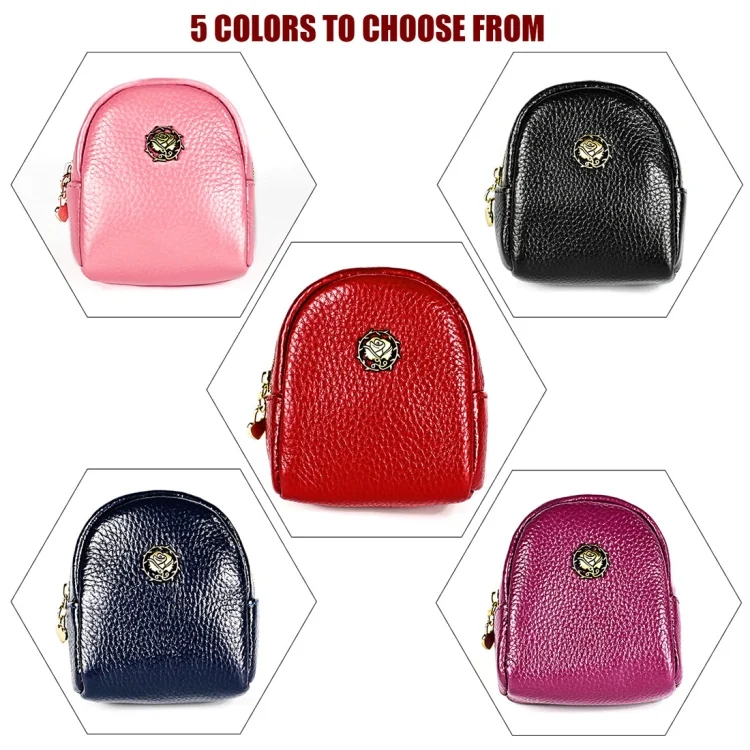 EDA00596701A_9.webp 2028 Lady Portable Small Cosmetic Bag Leather Zipper Wallet Purse - Image 10