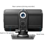 B300R 7 inch Portable Car MP5 Player Built-in Driving Recorder Support CarPlay / Android Auto - Image 3