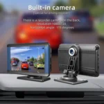 B300R 7 inch Portable Car MP5 Player Built-in Driving Recorder Support CarPlay / Android Auto - Image 7