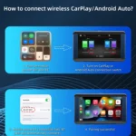 B300R 7 inch Portable Car MP5 Player Built-in Driving Recorder Support CarPlay / Android Auto - Image 9