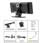 B5303R 10.26 inch Portable Car MP5 Player Built-in Driving Recorder Support CarPlay / Android Auto - Image 3