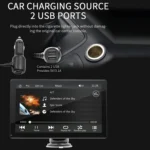 B5305 9 inch Portable Car MP5 Player Support CarPlay / Android Auto - Image 11