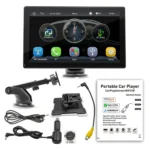 B5305 9 inch Portable Car MP5 Player Support CarPlay / Android Auto - Image 4