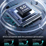 B5305 9 inch Portable Car MP5 Player Support CarPlay / Android Auto - Image 8