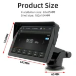 B5311 7 inch Portable Car MP5 Player Support CarPlay / Android Auto - Image 2