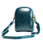 6062 Lady Retro Oil Wax Leather Shoulder Bag Small Phone bag - Image 3