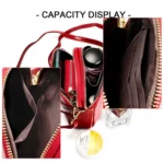 6062 Lady Retro Oil Wax Leather Shoulder Bag Small Phone bag - Image 6