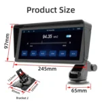 B5313 10.26 inch Portable Car MP5 Player Support CarPlay / Android Auto - Image 2