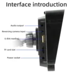 B5313 10.26 inch Portable Car MP5 Player Support CarPlay / Android Auto - Image 3