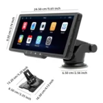 B5314 9.38 inch Portable Car MP5 Player Support CarPlay / Android Auto - Image 2