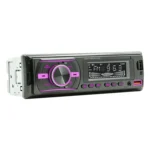 D3156 Car Colorful Lights MP3 Player Supports Voice Assistant / FM