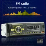 D3156 Car Colorful Lights MP3 Player Supports Voice Assistant / FM - Image 11