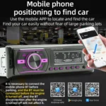 D3156 Car Colorful Lights MP3 Player Supports Voice Assistant / FM - Image 5