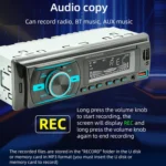 D3156 Car Colorful Lights MP3 Player Supports Voice Assistant / FM - Image 7