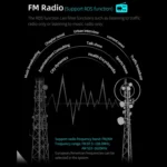 S-OB7A 7 inch Portable Car MP5 Player Built-in DAB Function Support CarPlay / Android Auto for OPEL - Image 12