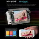 S-OB7A 7 inch Portable Car MP5 Player Built-in DAB Function Support CarPlay / Android Auto for OPEL - Image 8