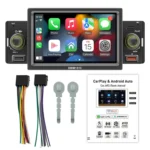 SWM151C 5 inch Portable Car MP5 Player Support CarPlay / Android Auto - Image 4
