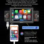 SWM151C 5 inch Portable Car MP5 Player Support CarPlay / Android Auto - Image 5