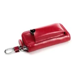 9108 Large Capacity Zipper Leather Keys Holder Bag Multi-function Wallet - Image 3