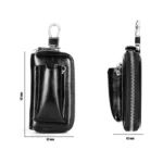 9108 Large Capacity Zipper Leather Keys Holder Bag Multi-function Wallet - Image 7