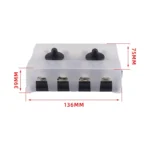 CP-4063 Double Row M10 Power Distribution Block Terminal Studs with Terminals - Image 4