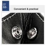 7001 Leather Desktop Square Storage Box Household Life Oddments Tray - Image 6