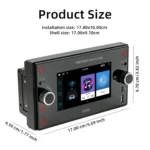 A3121 Android 12 GPS Navigation Car Multimedia Player, Support iOS CarPlay / Android Auto / Mirrorlink / WiFi - Image 2