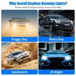 Car Startup Scan Through Hood LED Daytime Running Atmosphere Light - Image 5