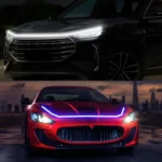 Car Startup Scan Through Hood LED Daytime Running Atmosphere Light - Image 7