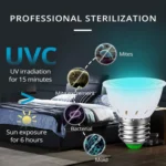 UVC Ozone Sterilizer Germicidal Disinfection Lamp - Image 8