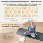 Original Xiaomi Mijia Smart Home Body Fat Scale S400 BT5.0 LED Display Dual Frequency Measurement - Image 3