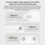 Original Xiaomi Mijia Smart Home Body Fat Scale S400 BT5.0 LED Display Dual Frequency Measurement - Image 6