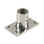 A8767 Ship / Yacht 316 Stainless Steel 90 Degree Square Tube Holder with Screws + Wrench - Image 2