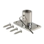A8767 Ship / Yacht 316 Stainless Steel 90 Degree Square Tube Holder with Screws + Wrench - Image 5